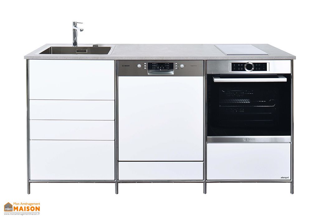 Meuble Bas De Cuisine En Acier A Equiper En Electromenager Ssc 890 Stengel