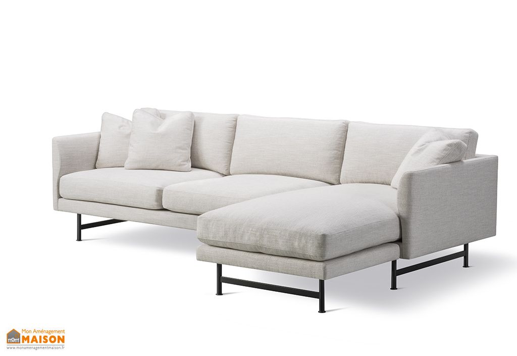 canape d angle 3 places en tissu et metal 155 5 x 250 cm calmo fredericia