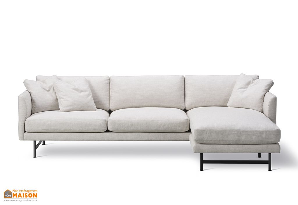 canape d angle 3 places en tissu et metal 155 5 x 250 cm calmo fredericia