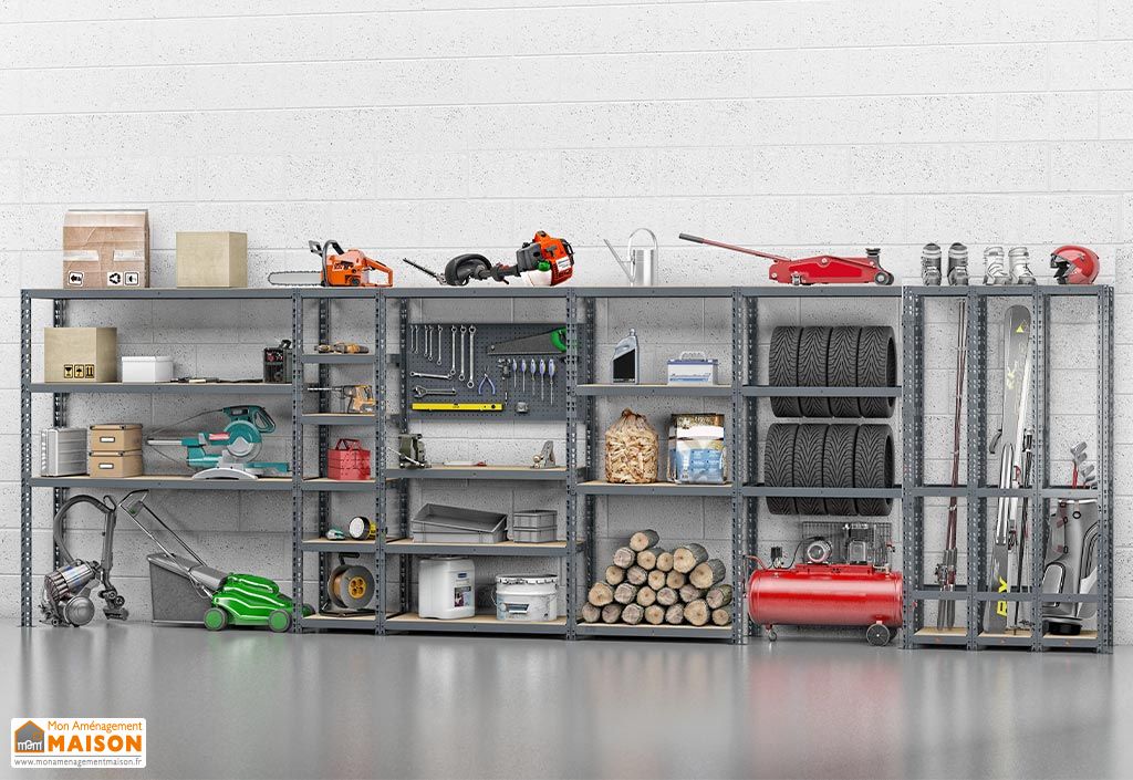Rayonnage 6 Etageres Metalliques 605 Cm Systeme Extension