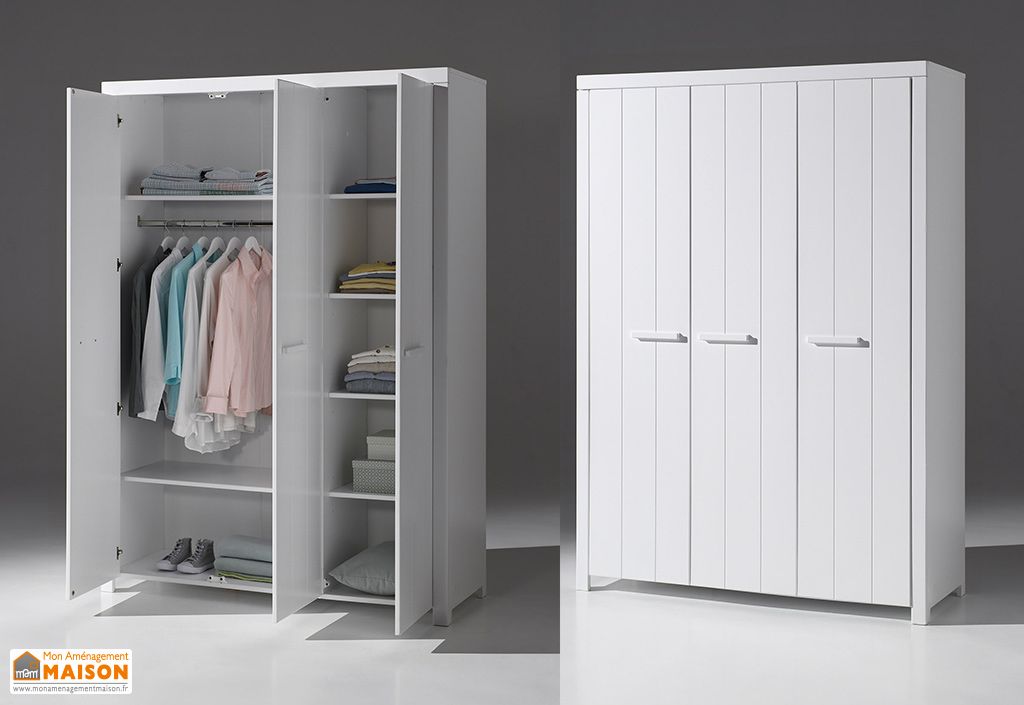 Chambre Bebe En Bois Lit Bebe Commode Et Armoire 3 Portes Erik Vipack Chambre Bebe En Bois Lit Bebe Commode Et Armoire 3 Portes Erik Vipack