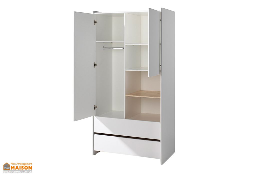 Chambre Bebe Complete Lit Armoire Etagere Commode A Langer Kiddy Vipack