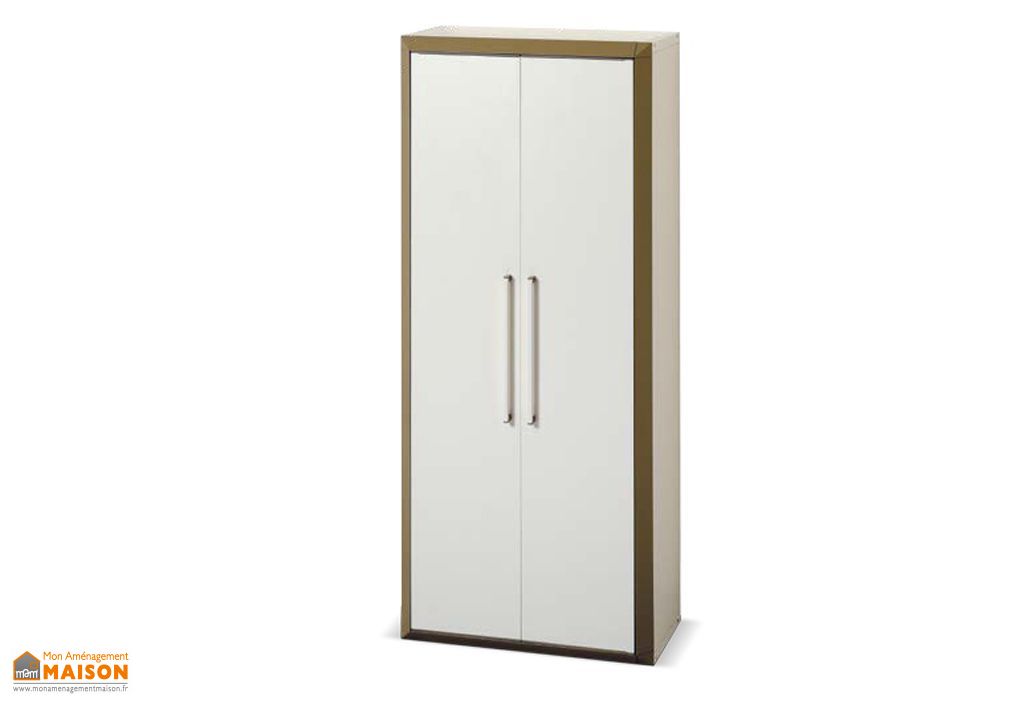 Armoire De Rangement Resine Haute 2 Portes Modulable Prestige Garofalo