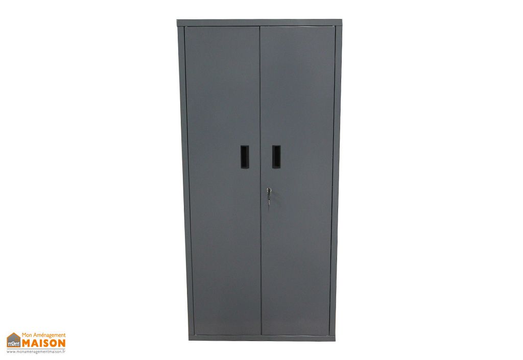 Armoire De Rangement Acier 2 Portes 40 Bacs Bleus 4l 260x760x1600 Viso
