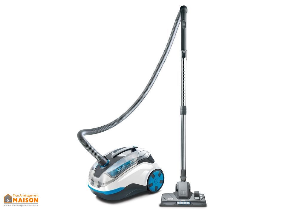 aspirateur cyclonique sans sac cycloon hybrid special parquet thomas