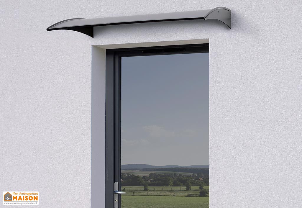 Auvent Pour Porte D Entree En Hpl Anthracite Ark Burger