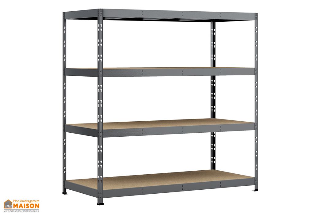 Etagere Rack En Acier Avec 4 Plateaux 80 X 200 Cm Robbust Etagere Rack En Acier Avec 4 Plateaux 200 X 200 Cm Modulo Storage