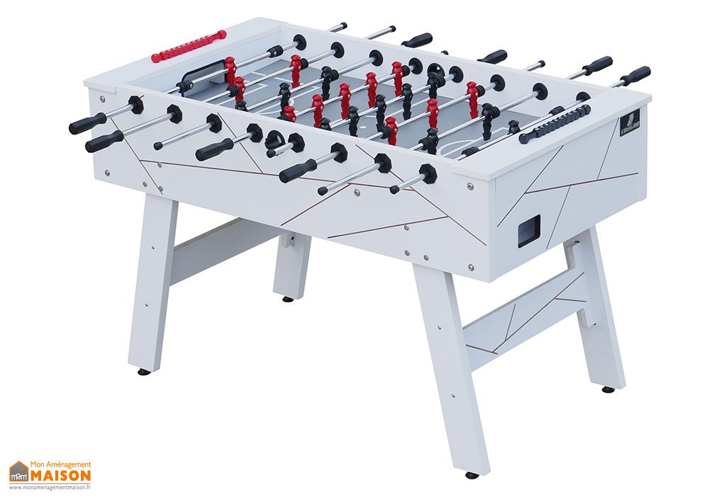 Babyfoot Bois Blanc Et Metal Cup Final 140 X 75 X 88 Cm Cougar