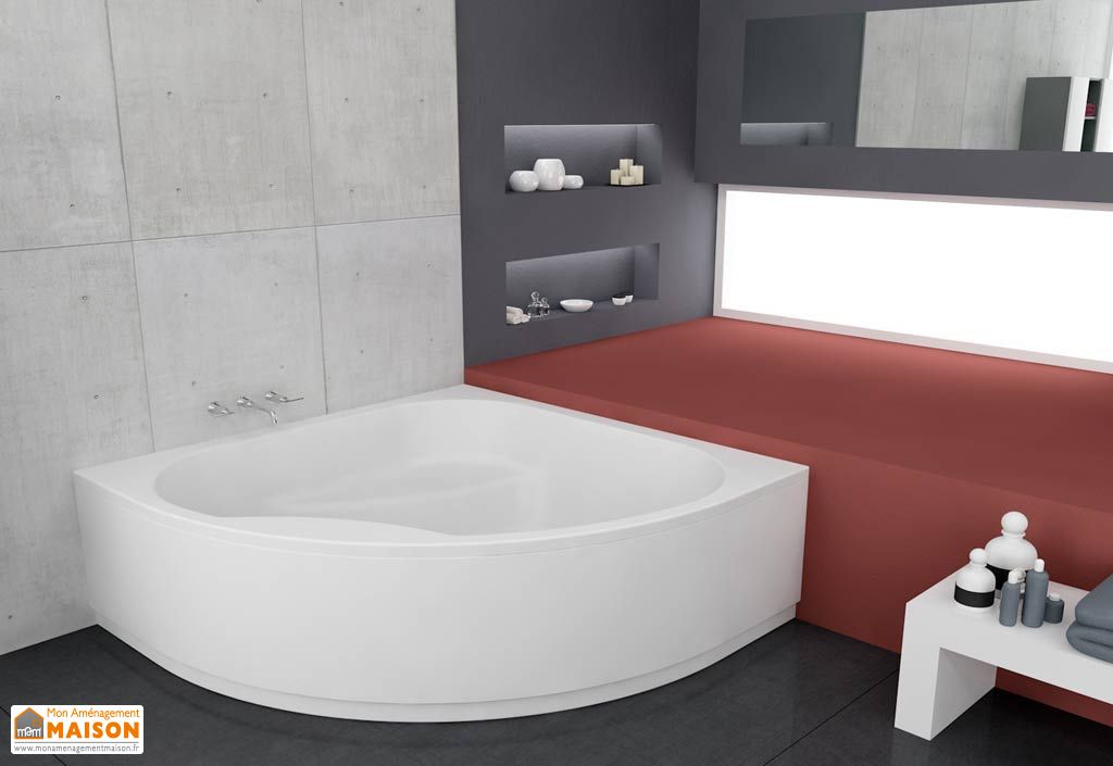 Baignoire D Angle Acrylique Swan 160x160 Kolpa Baignoire D Angle Acrylique Swan 160x160 Kolpa