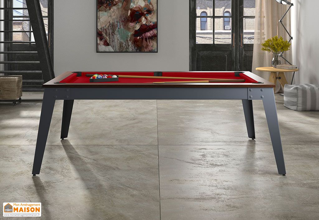Jeu Billes Americain C3 B8 57mm Standard Qsport De Faugeres Billard Convertible En Table A Manger