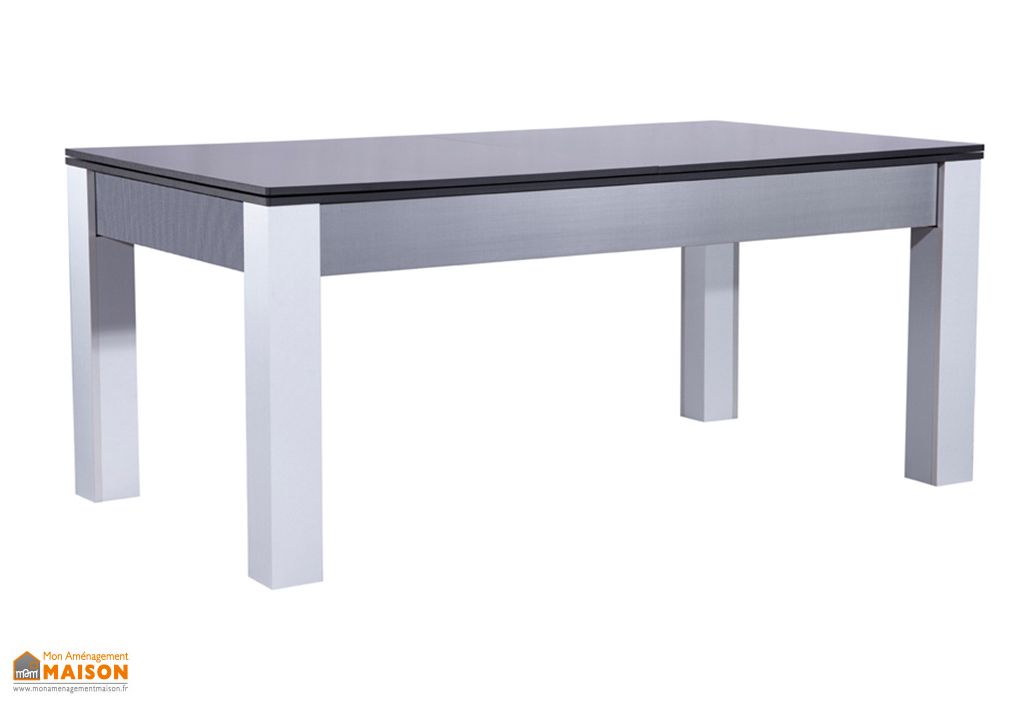 Billard Convertible Table A Manger 6 Personnes New York Noir