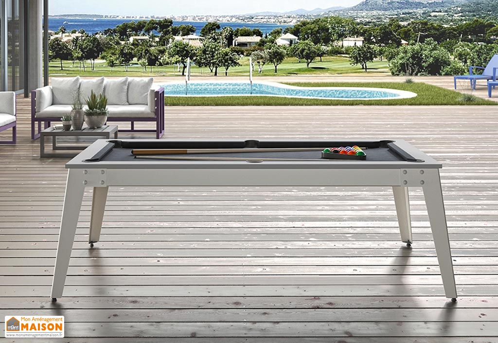 billard americain exterieur rene pierre convertible en table caraibes rene pierre