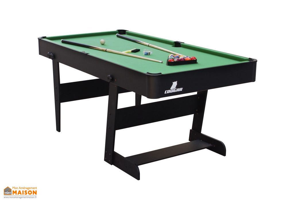 Table De Billard Pliable Hustle Xl 1 80 M Cougar