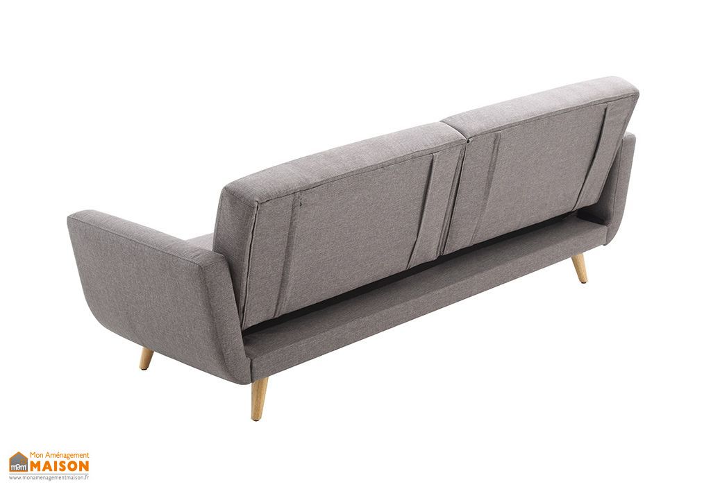 – 3 En Places Convertible Canapé Et Hantz Bois Gris Lit Lin SqMGzpLUV