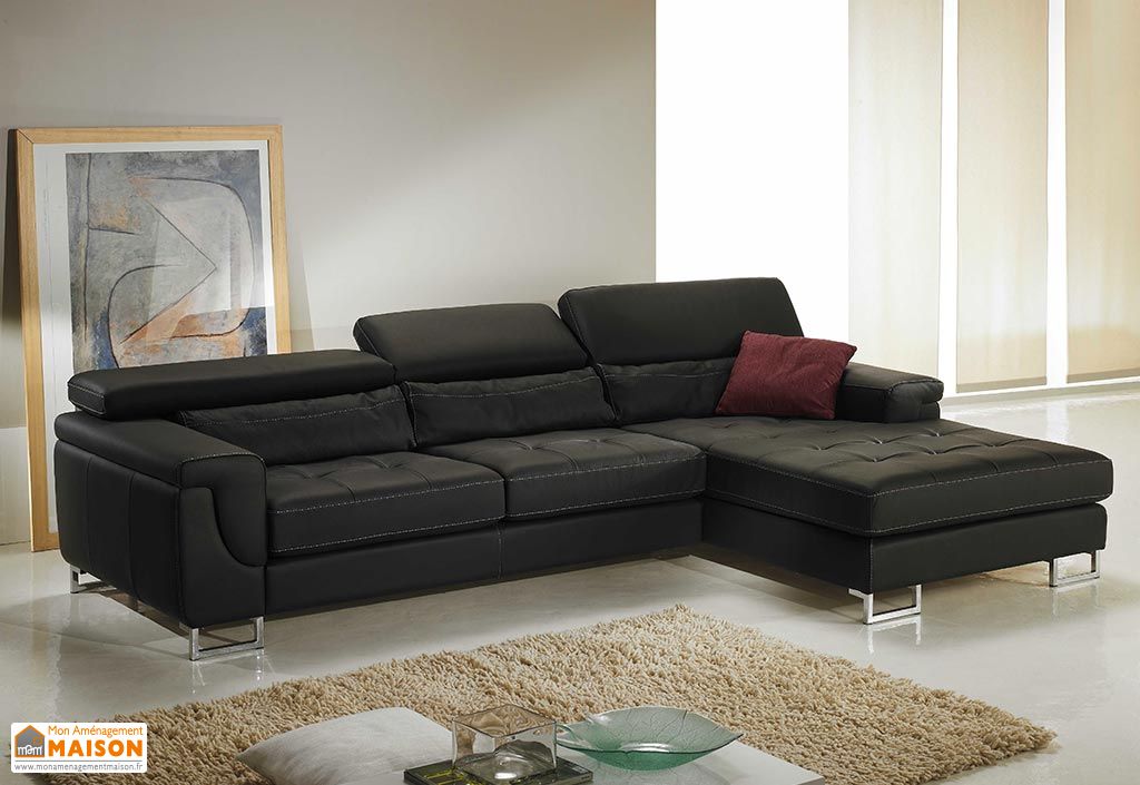 canape d angle en cuir reconstitue 3p loft 277x173x75 2 coloris canape d angle en cuir reconstitue 3p loft 277x173x75cm l l h 2 coloris zanisofa