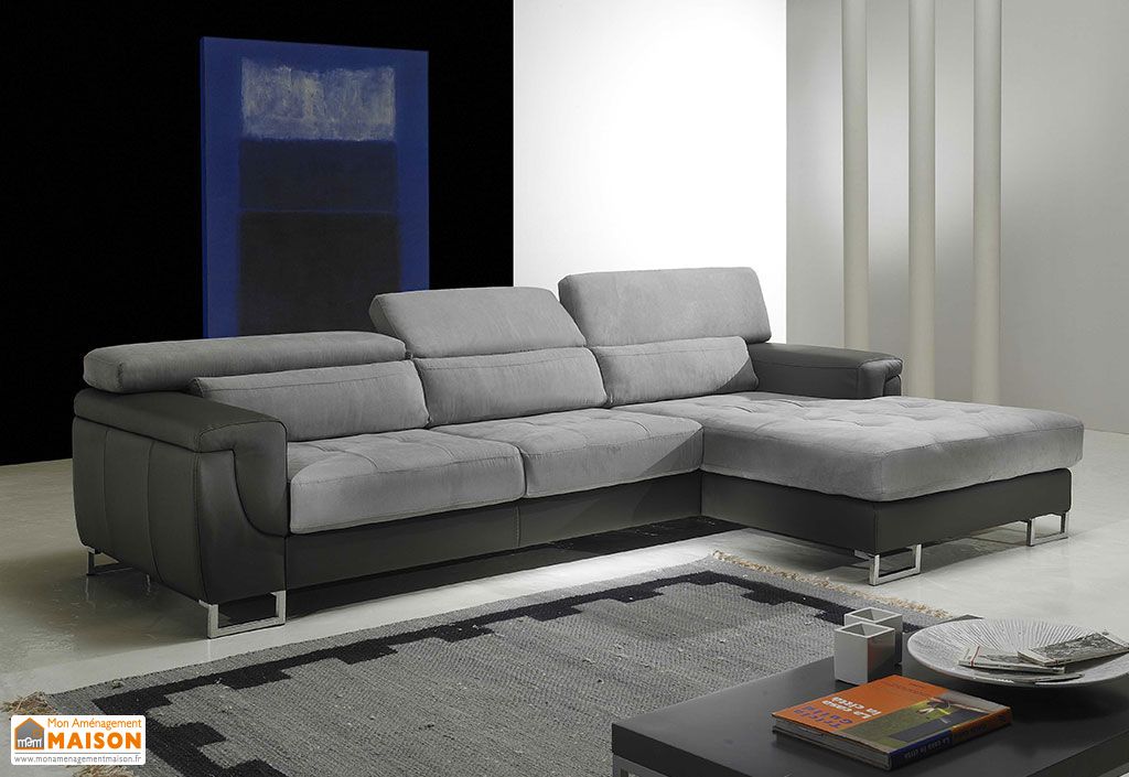 canape d angle en cuir veritable 3p loft 277x173x75cm l l h 2 coloris zanisofa