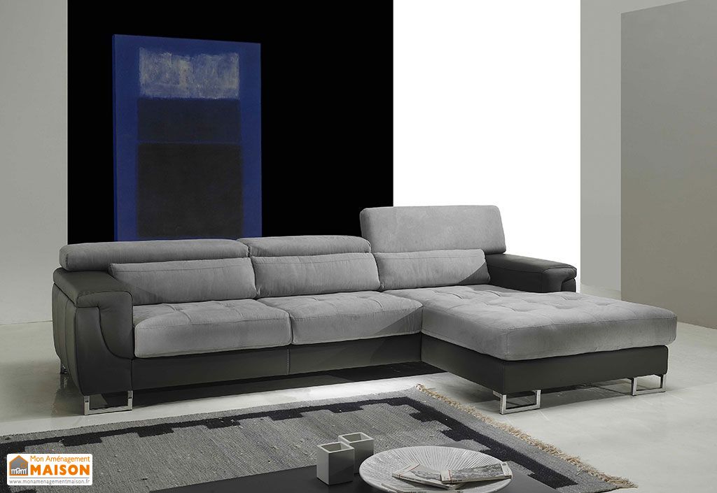 canape d angle en cuir veritable 3p loft 277x173x75cm l l h 2 coloris zanisofa