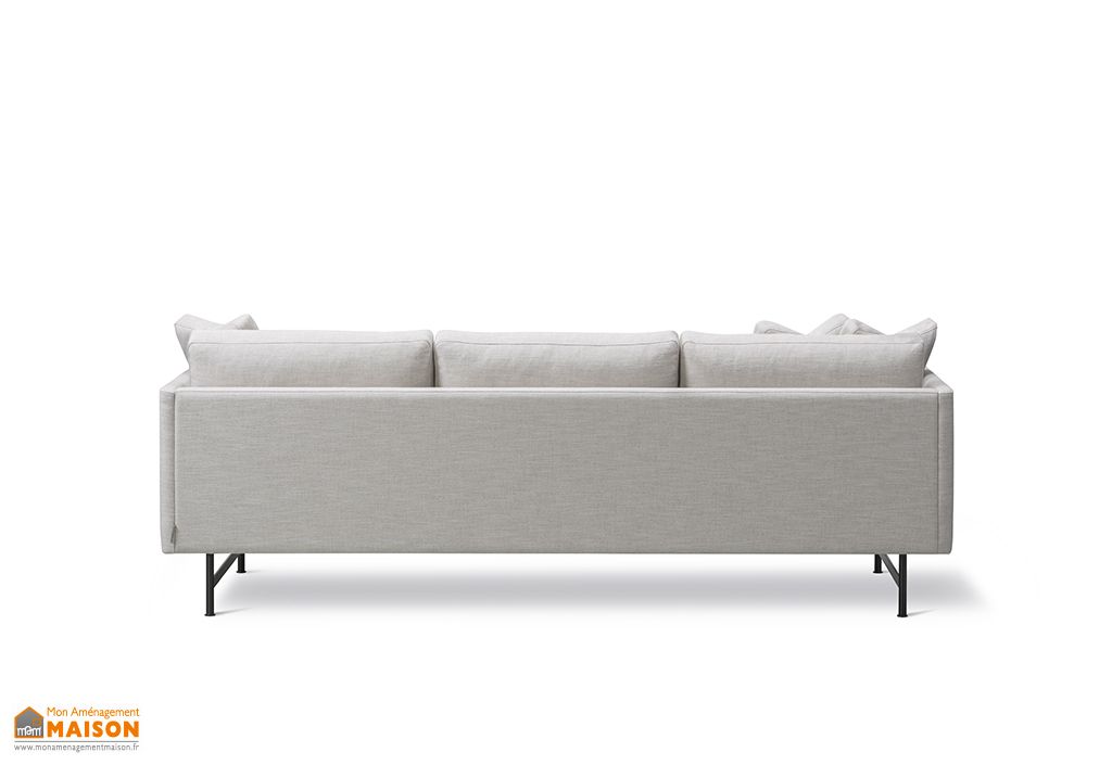 canape scandinave 3 places en tissu et metal 90 x 250 cm calmo fredericia