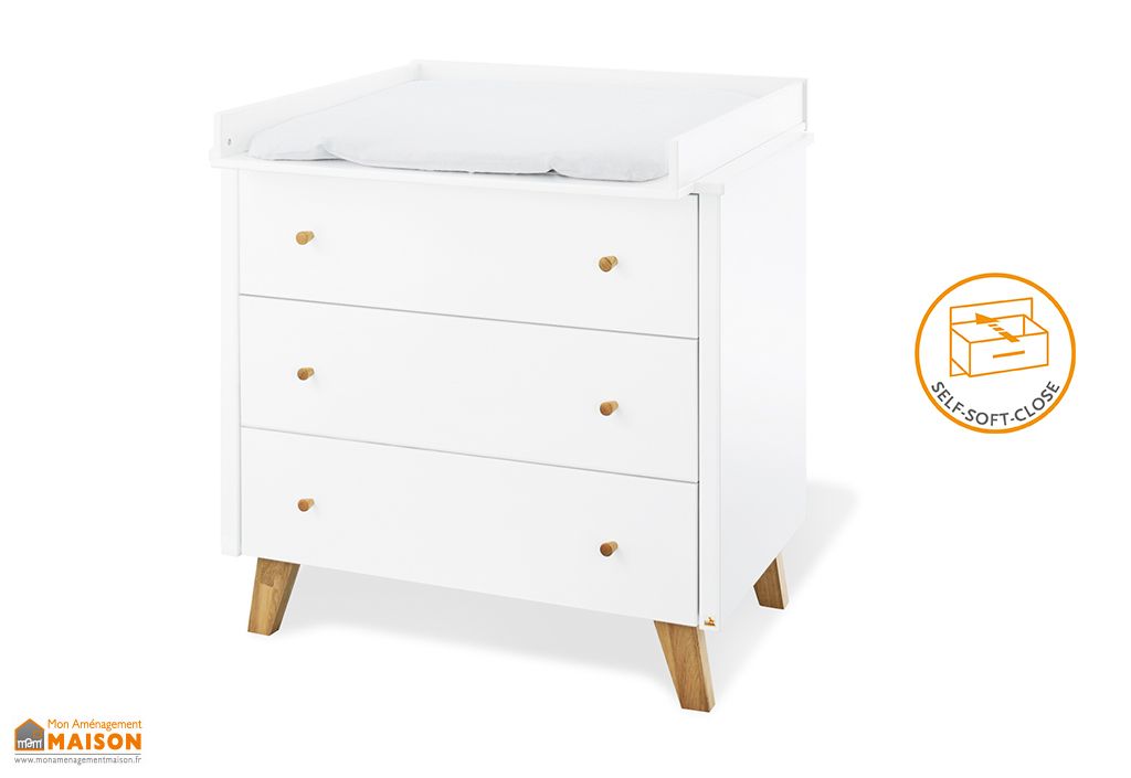 Chambre En Bois Evolutive Bebe Enfant Lit Commode A Langer