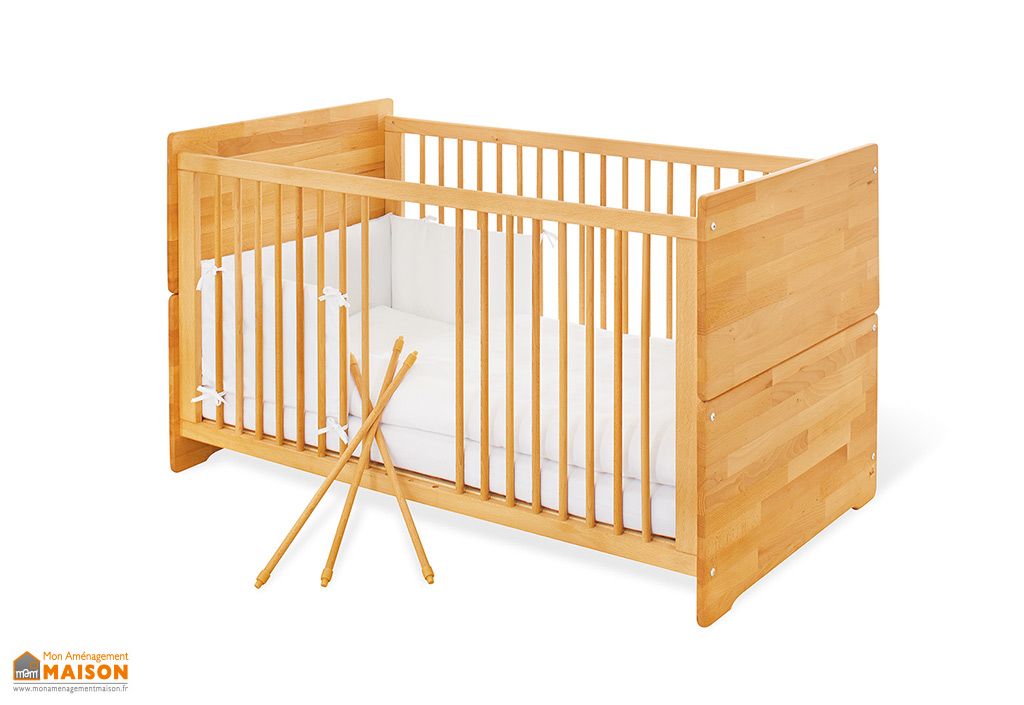 Chambre En Bois Evolutive Bebe Enfant Lit Commode A Langer Natura Pinolino