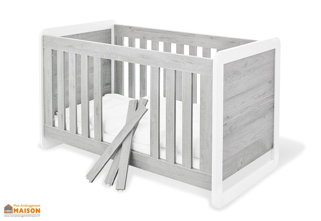 Chambre Pour Bebe Et Enfant Avec Lit Evolutif En Bois Curve Pinolino