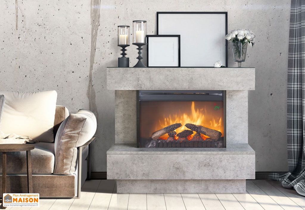 cheminee electrique decorative avalone h 90 cm pls coloris dimplex