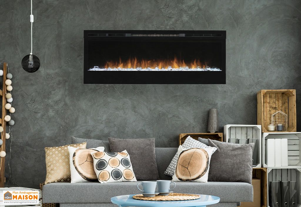 Cheminée Electrique Encastrable Foyer Décoratif Mural Prism Dimplex