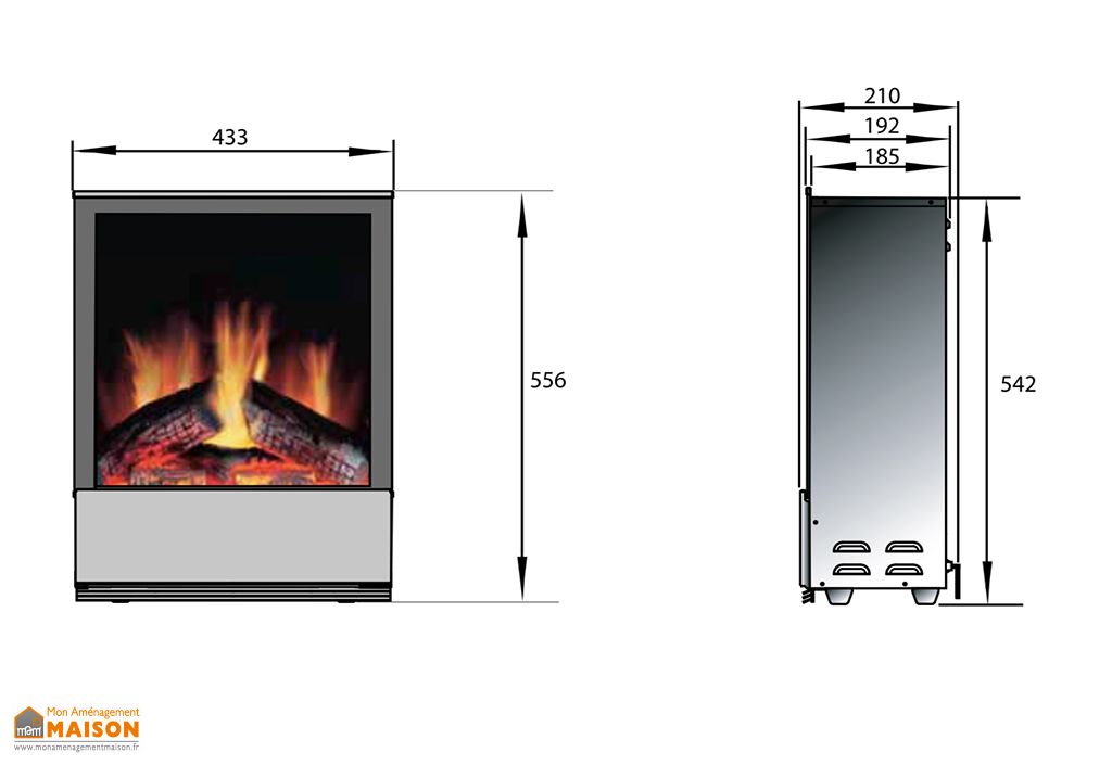 insert electrique encastrable pour cheminee decorative viotta dimplex