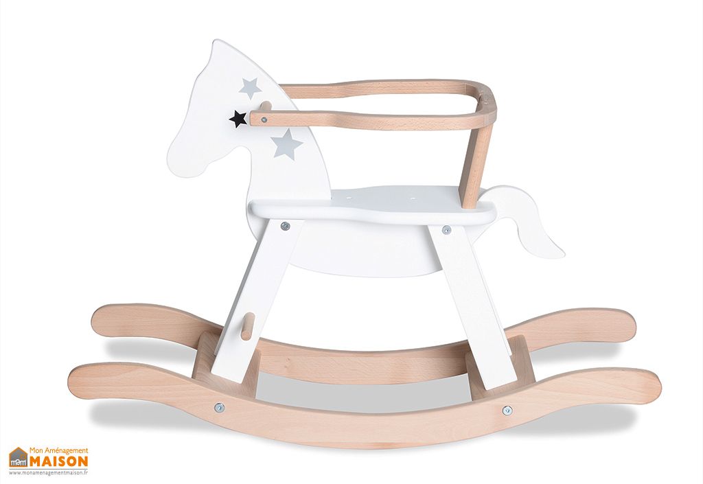 Cheval à Bascule Pinolino en Bois à Etoiles - Pinolino