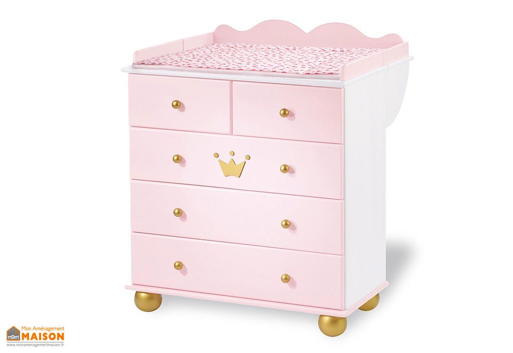 Chambre D Enfant En Epicea Princess 1 Lit 1 Commode Et 1 Armoire