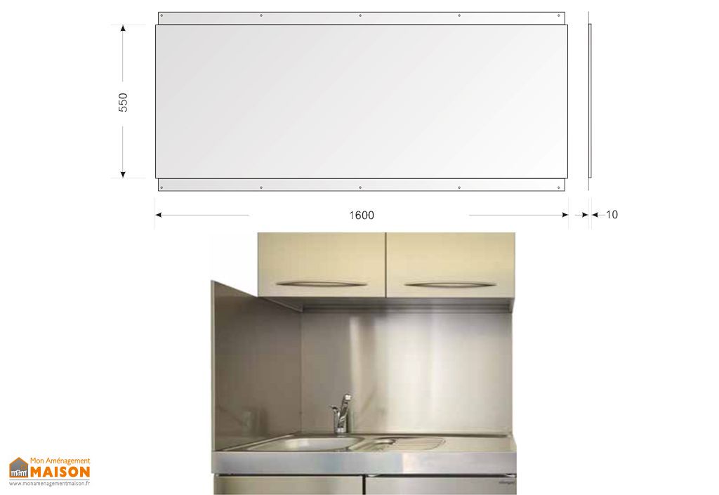 credence en inox pour cuisine 160 x 55 cm l h stengel