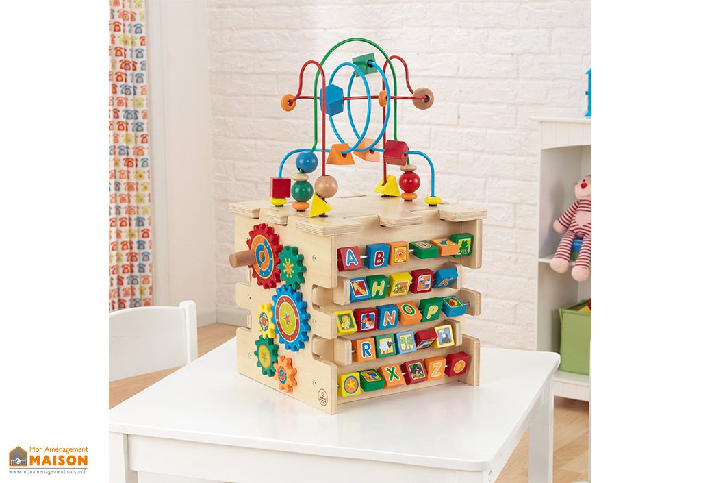 Cube D Activite Pour Bebe En Bois Colore 5 Activites 1 An Et Kidkraft Cube D Activite Pour Bebe En Bois Colore 5 Activites 1 An Et Kidkraft