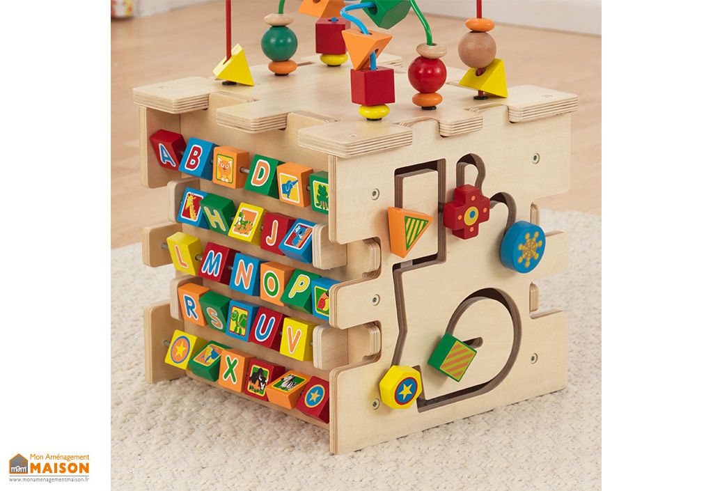 Cube D Activite Pour Bebe En Bois Colore 5 Activites 1 An Et Kidkraft Cube D Activite Pour Bebe En Bois Colore 5 Activites 1 An Et Kidkraft