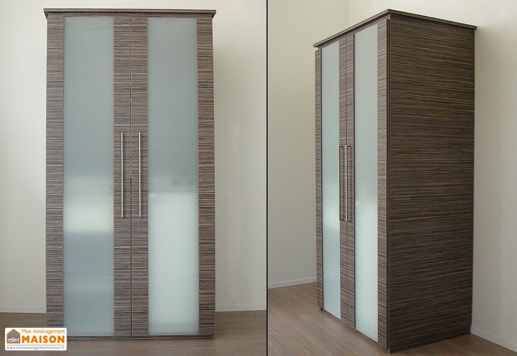 Armoire en Bois 120x65x204cm (9 coloris) Stengel