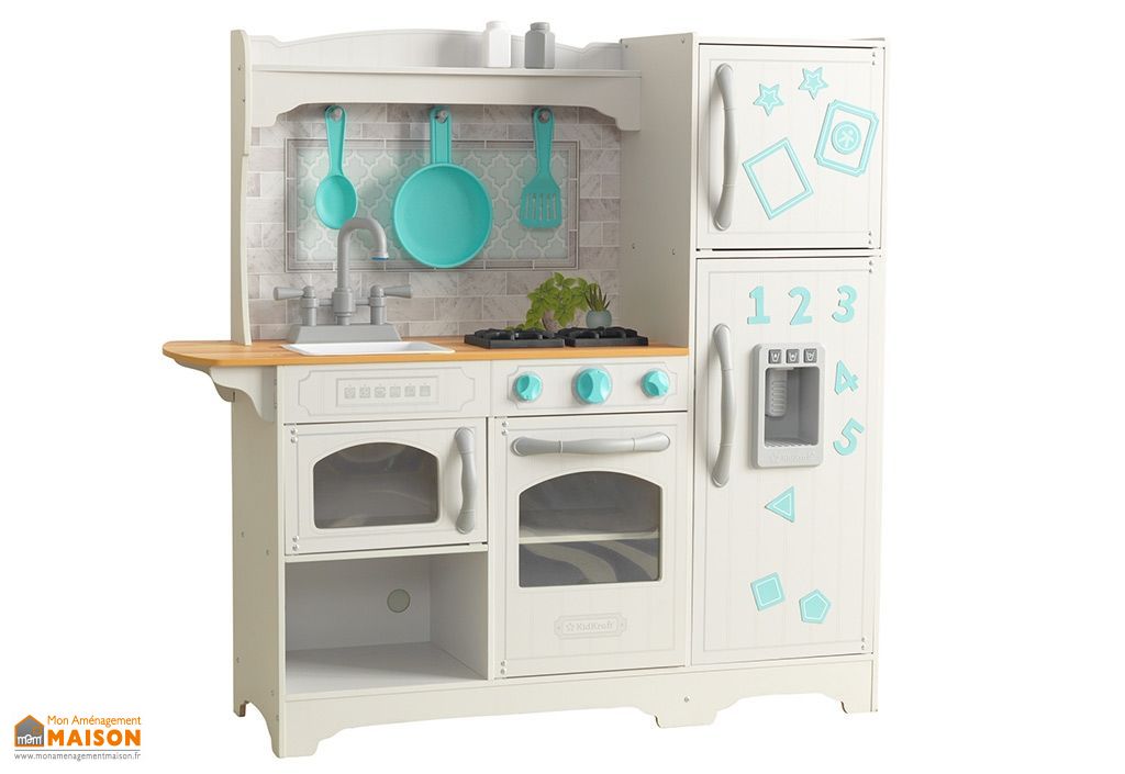 Cuisine En Bois Pour Enfants Countryside Blanche Accessoires