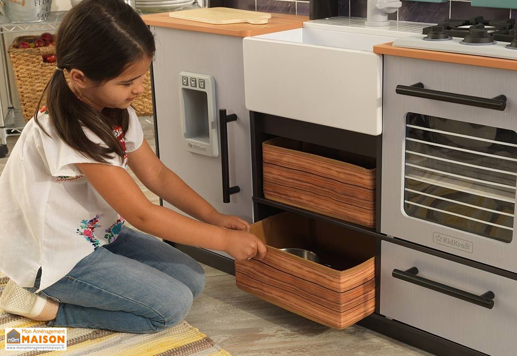Cuisine En Bois Pour Enfant Sonore Et Lumineuse 110 Cm Farm To Table Kidkraft Cuisine En Bois Pour Enfant Sonore Et Lumineuse 110 Cm Farm To Table Kidkraft