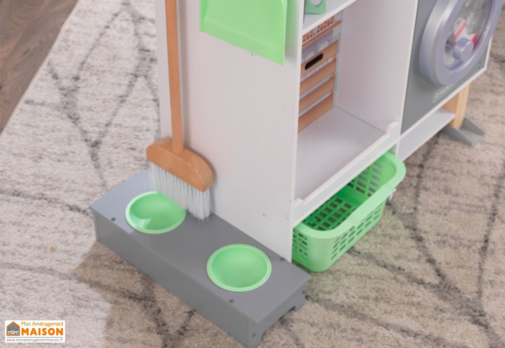 cuisine en bois enfant kidkraft et buanderie son et lumiere 2 en 1 kidkraft