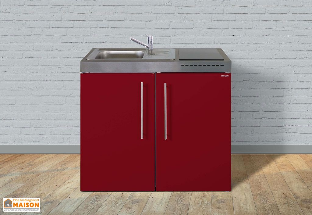 mini cuisine frigo evier et vitroceramiques mp100 pls coloris stengel