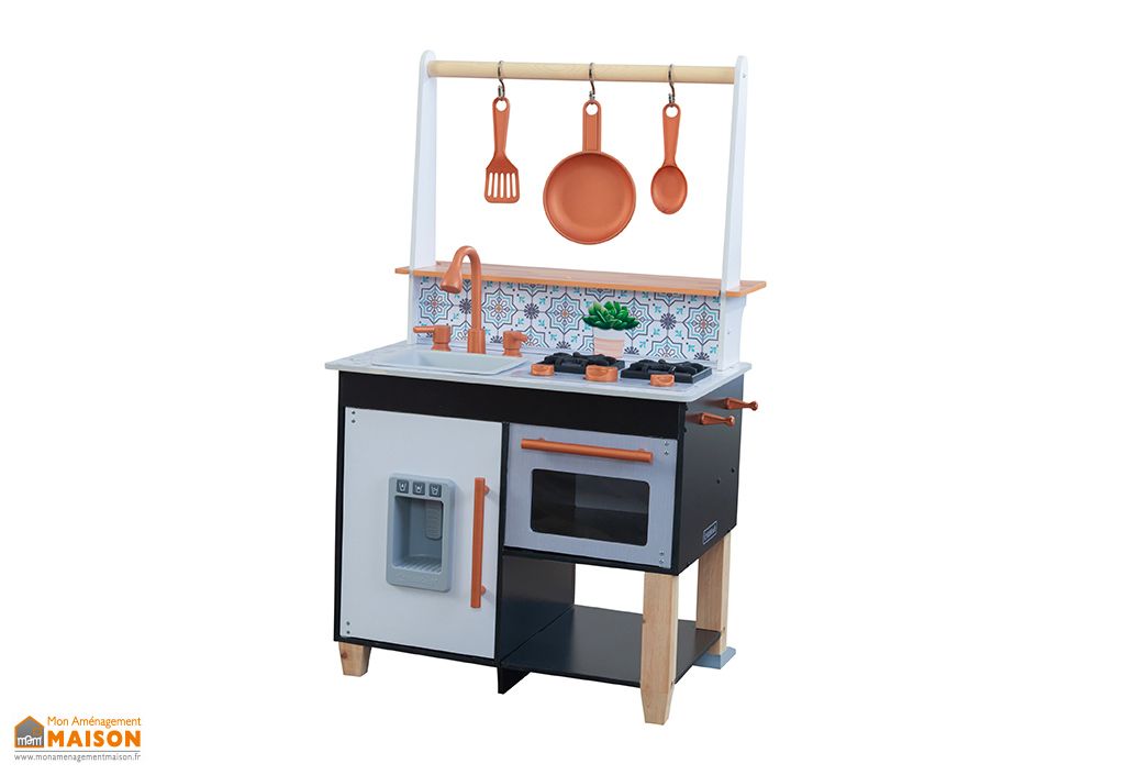 Cuisine Enfant en Bois Kidkraft Artisan Island ??quip?�e 60 cm - Kidkraft