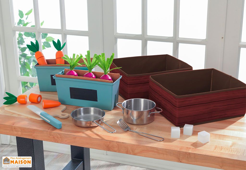 cuisine enfant en bois interactive kidkraft farmhouse 110 cm acc kidkraft