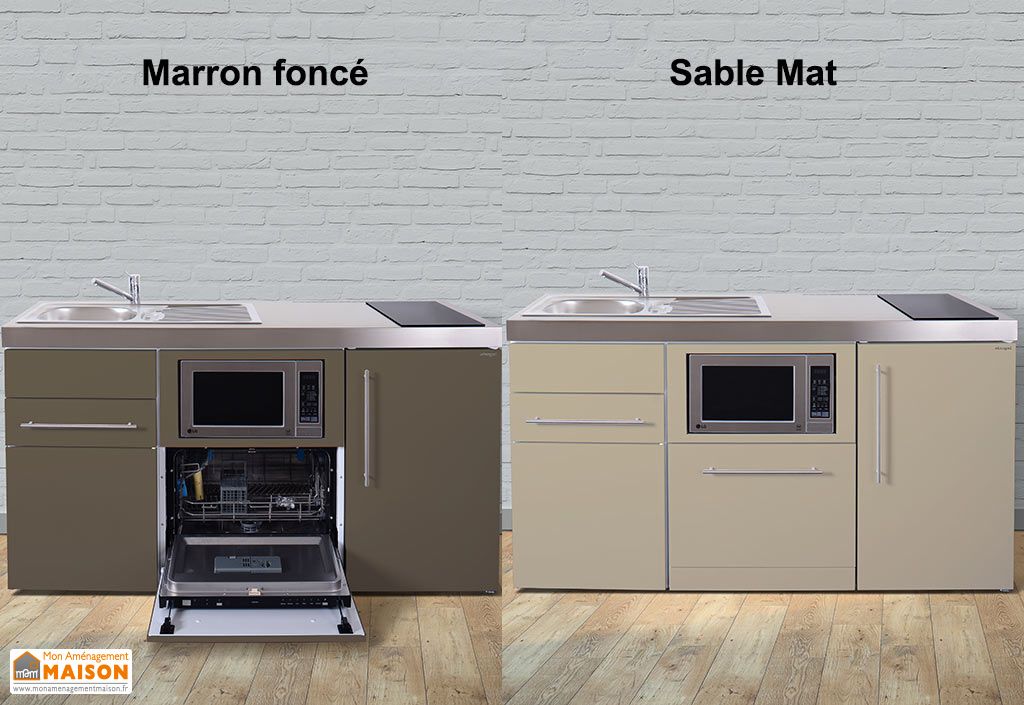 Mini-Cuisine avec Frigo, L-V, Micro-Ondes et Induction ...