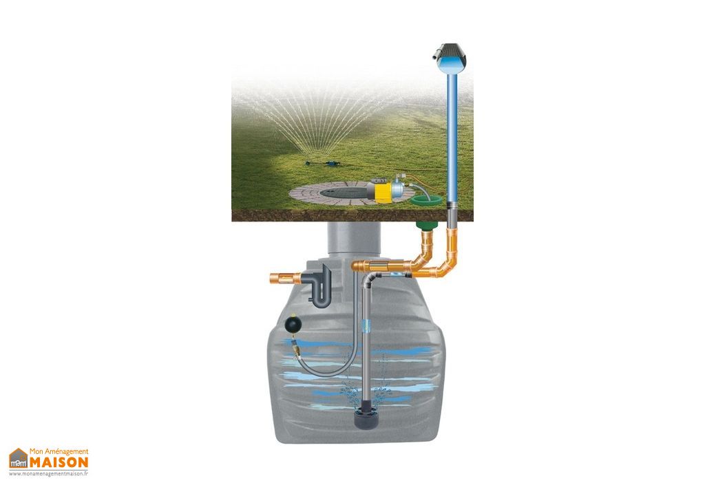 Cuve De Récupération Deau De Pluie Enterrée Basic De 1000l à 13000l
