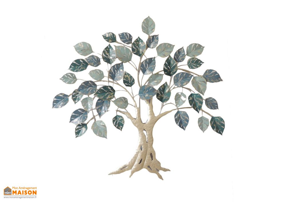 Decoration Murale Arbre De Vie En Metal 97 X 116 Cm Socadis