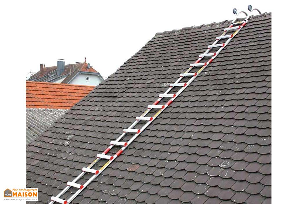 echelle de toit en aluminium professionnelle 1 17 a 6 60m centaure