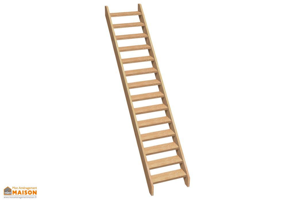escalier droit normandie