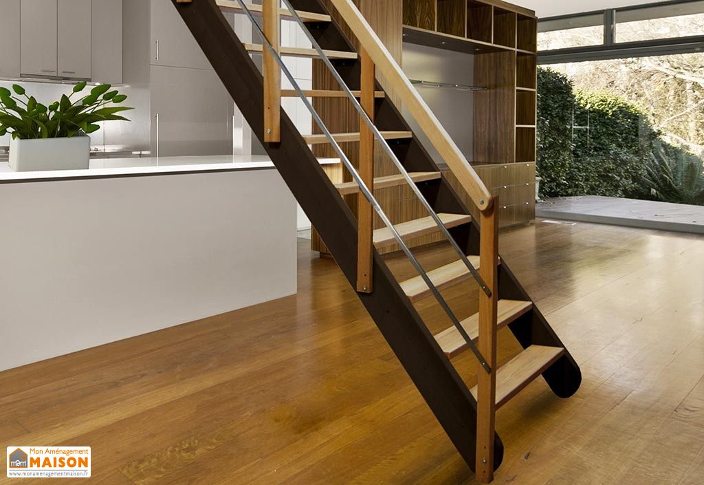 escalier droit ajustable