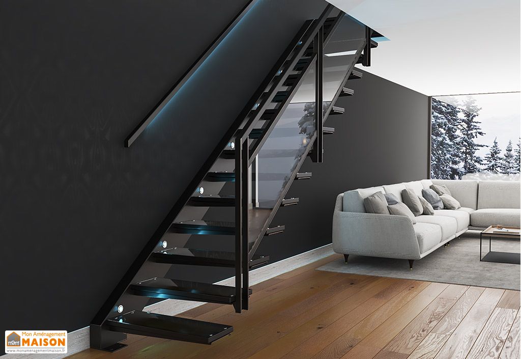 Limon Lateral Pour Escalier Suspendu Sur Mesure Ana Escalier Moderne Limon Lateral Pour Escalier Suspendu Sur Mesure Ana Escalier Moderne