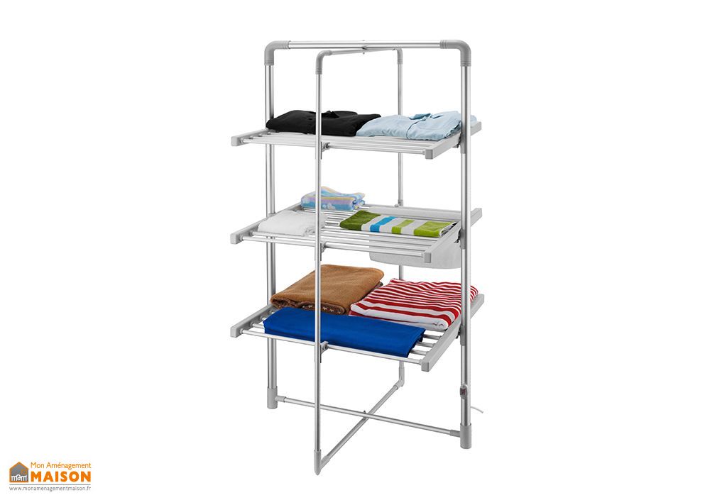 Etendoir Seche Linge Chauffant Electrique 300w Drexon