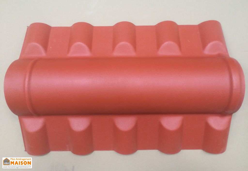 Faitiere Mouluree 72 Cm Pour Plaque Pvc Imitation Tuile Pls Coloris Faitiere Mouluree 72 Cm Pour Plaque Pvc Imitation Tuile Dhaze