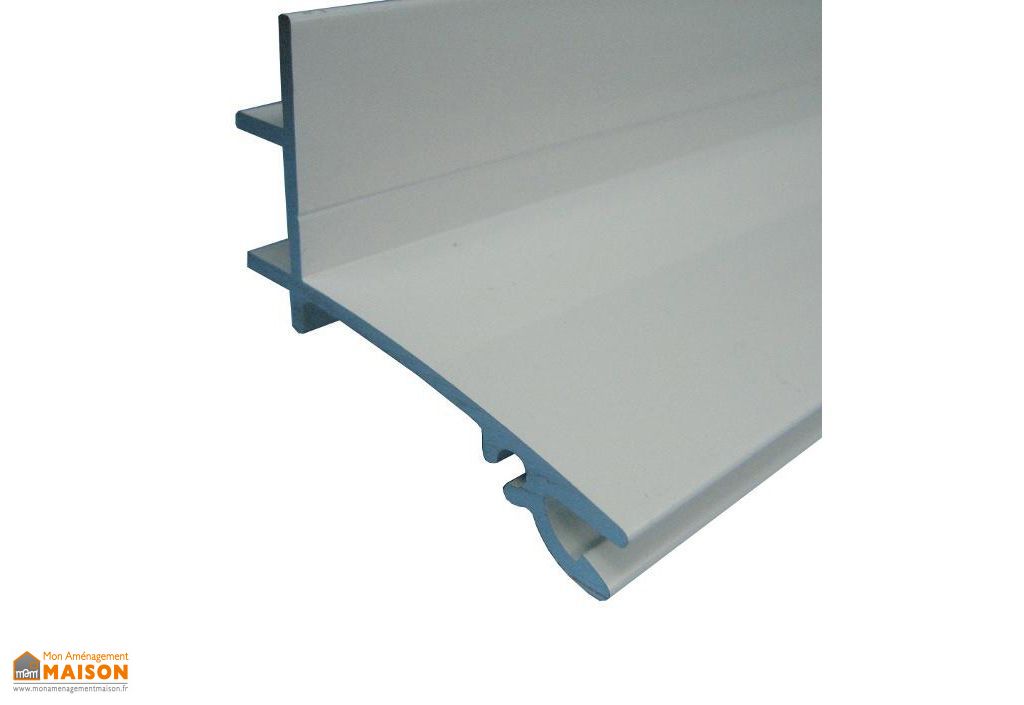 Profil Faitiere Sup Inf Pour Polycarbonate 16 32 Mm Blanc Sur Mesure Dhaze